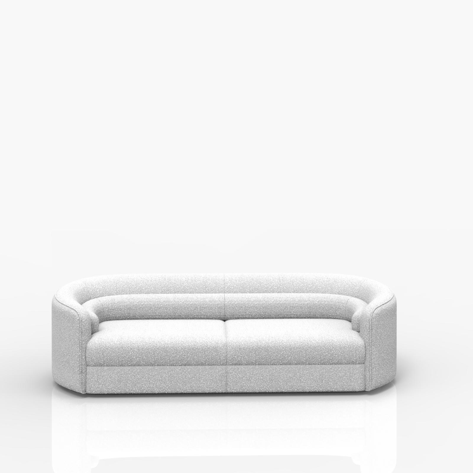 Giovanni White Sofa Set