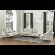 giulia beige lifestyle luxury 1 sofa set