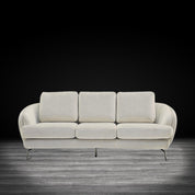 giulia chaise ss beige modern sofa set