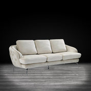 giulia chaise ss beige stylish sofa set