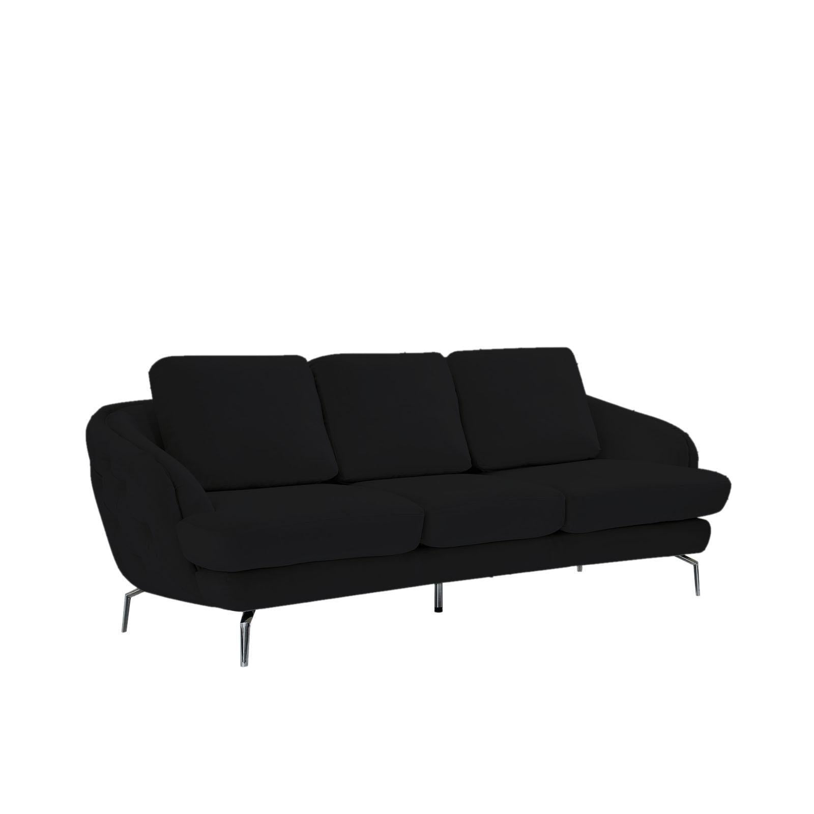 giulia chaise ss black allamoda 7 sofa set