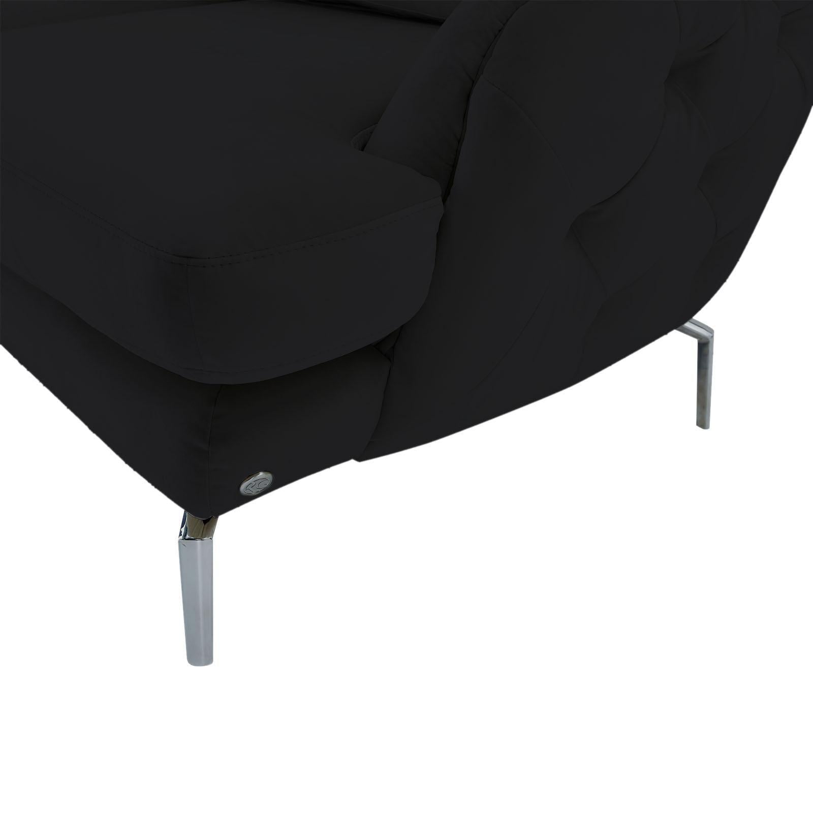 giulia chaise ss black ax8 sofa set