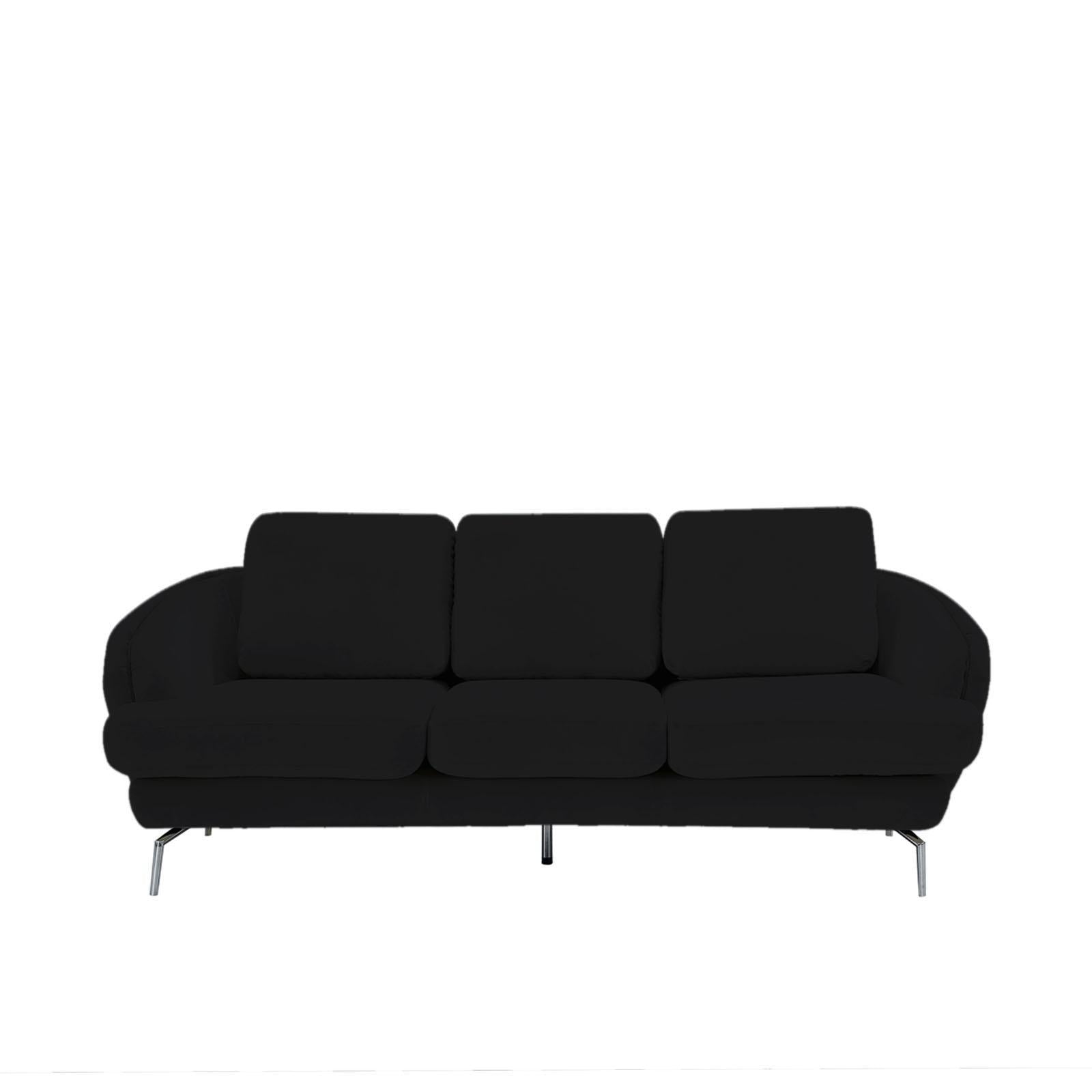 giulia chaise ss black stylish 7 sofa set