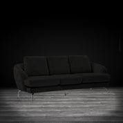 giulia chaise ss black stylish sofa set