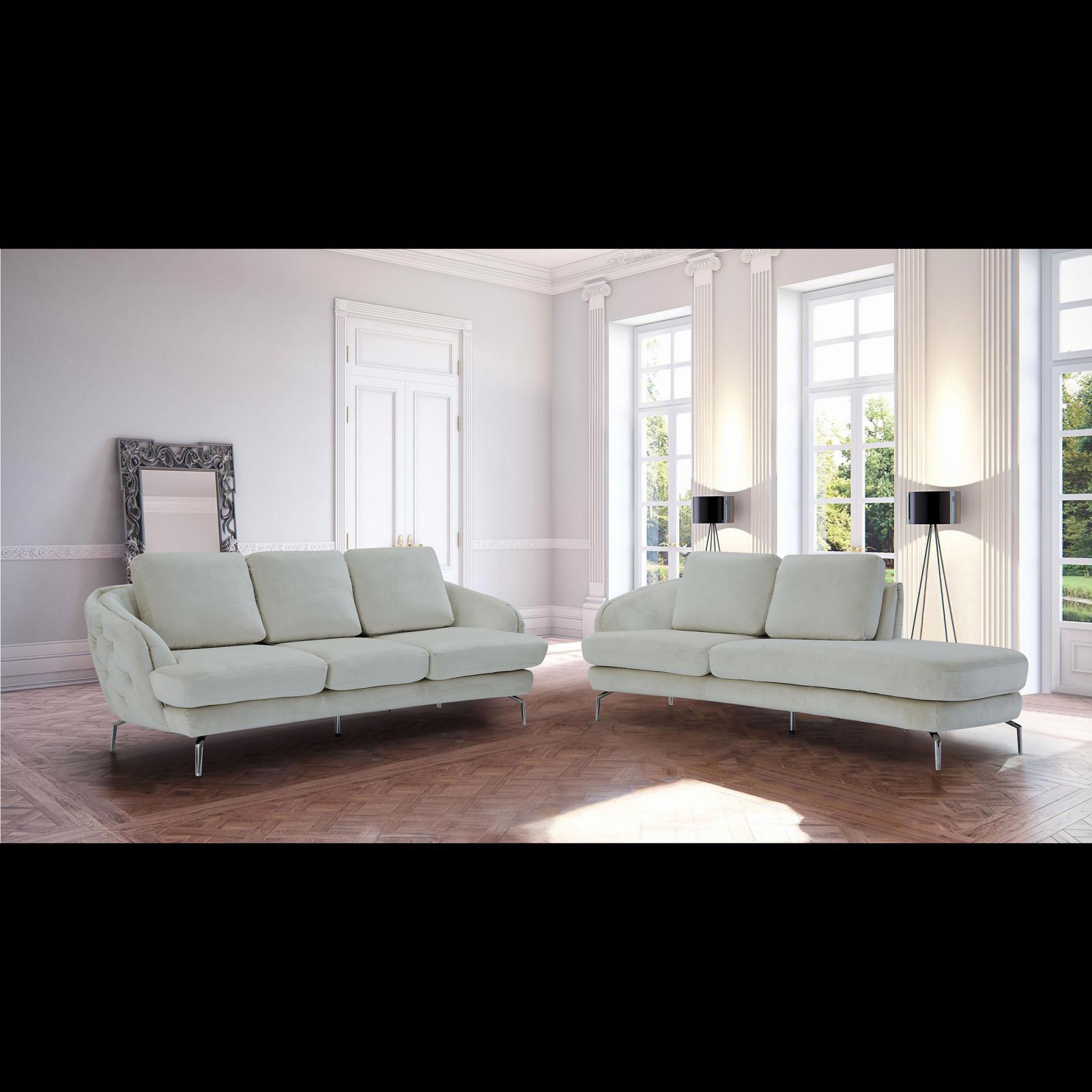 giulia sofa chaise beige lifestyle luxury 1 sofa set