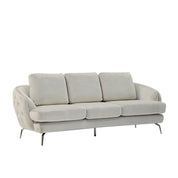 giulia sofa ss beige stylish 7 sofa set