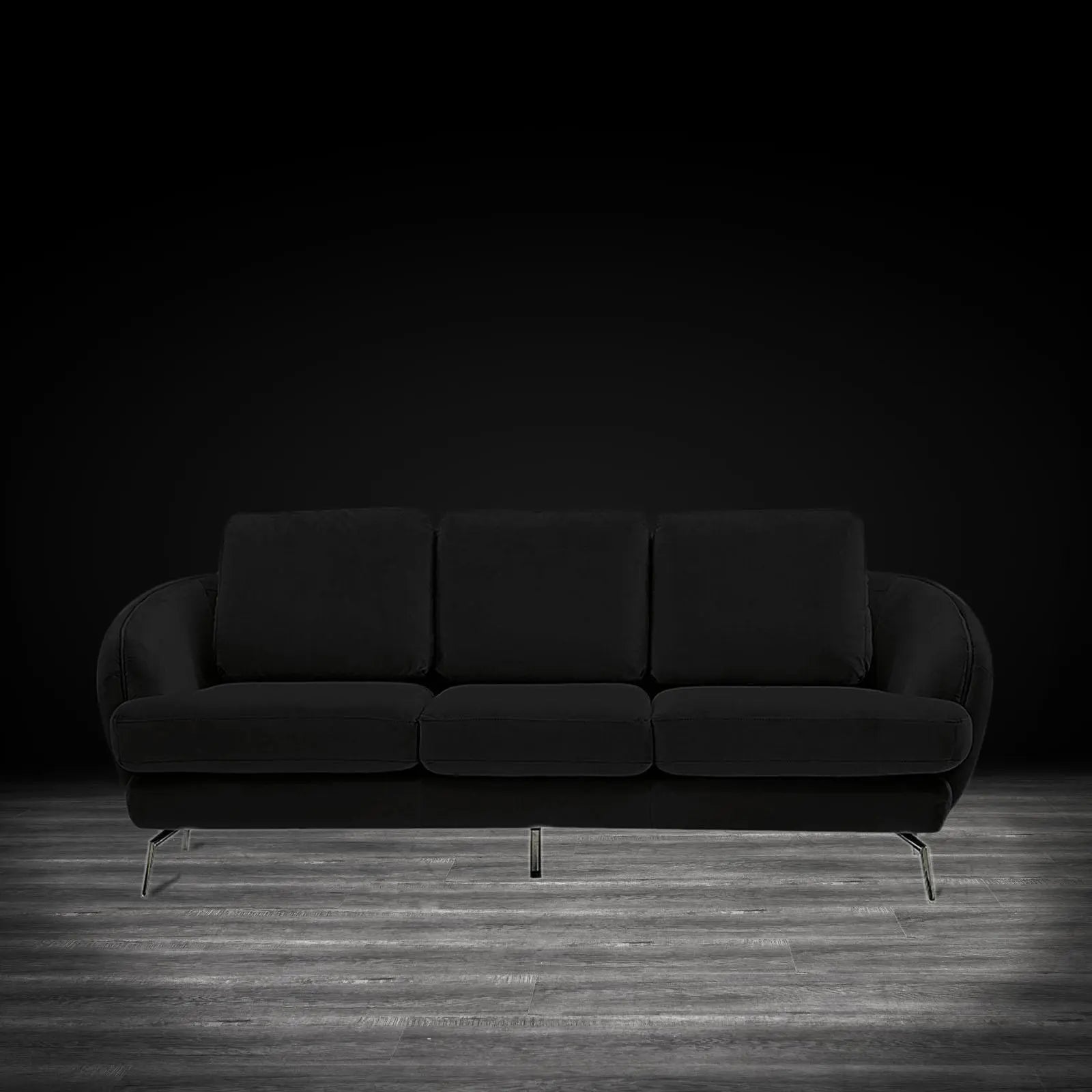 giulia sofa ss black modern sofa set