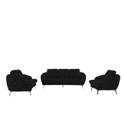 giulia sofa ss black stylish 9 sofa set