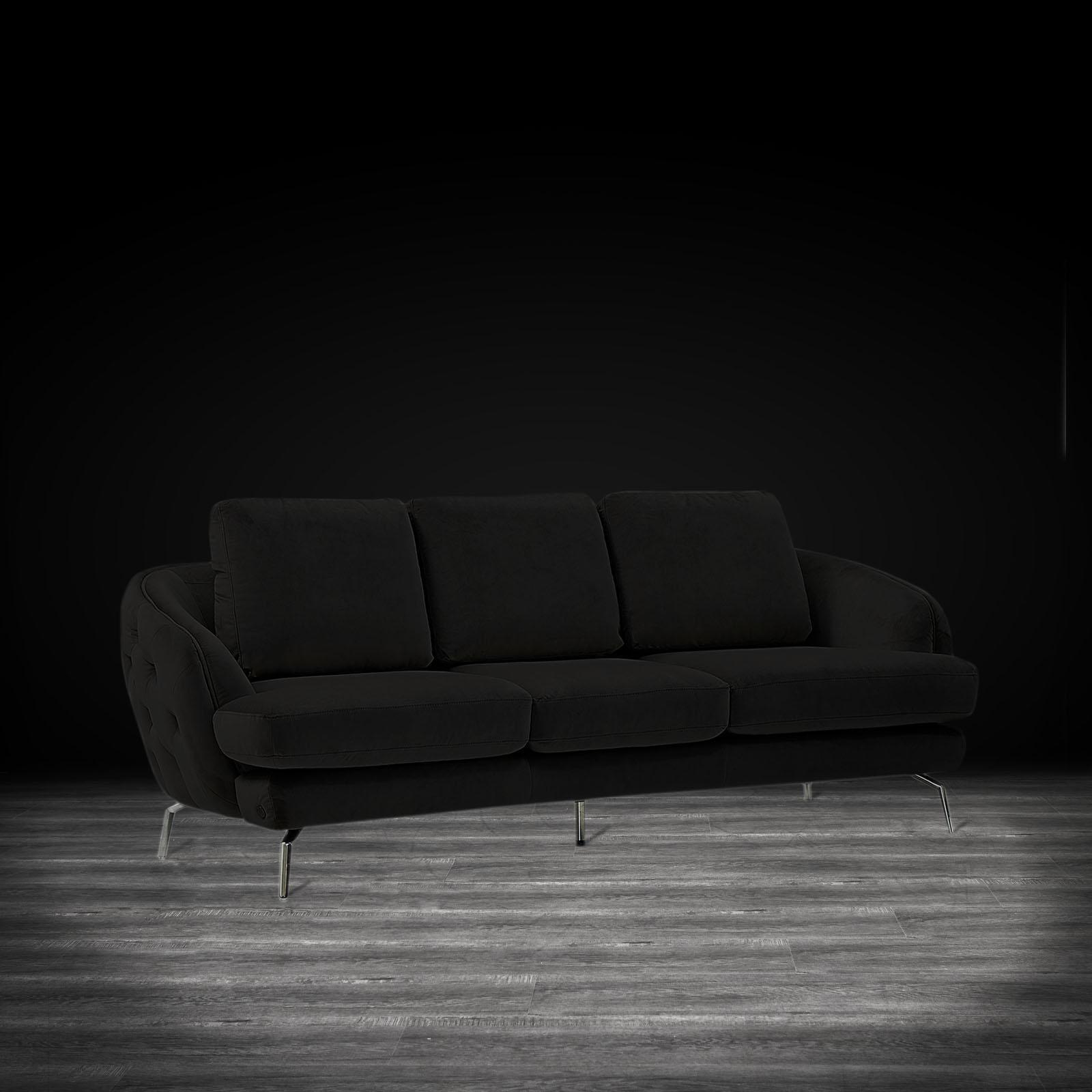 giulia sofa ss black stylish sofa set