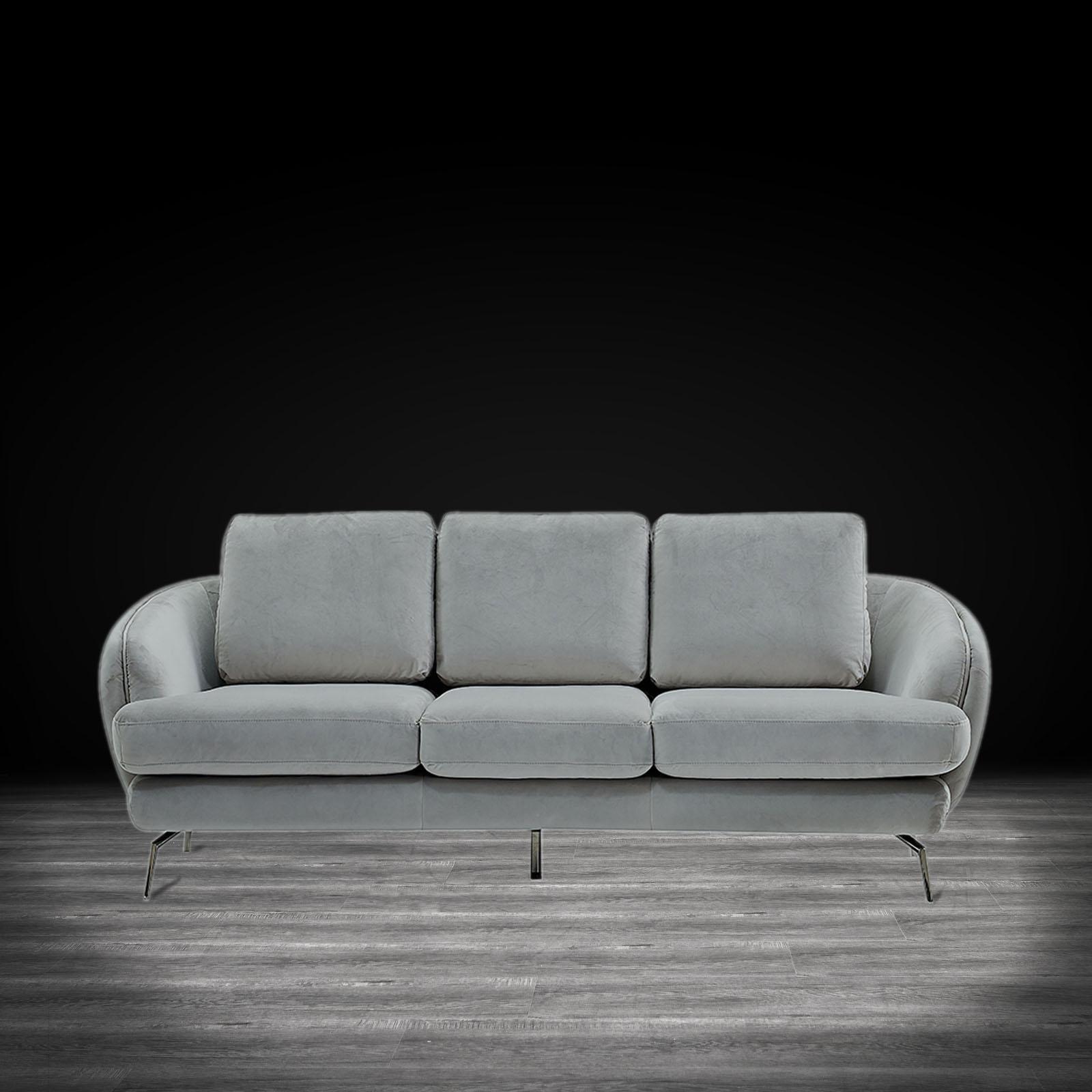 giulia sofa ss light gray modern sofa set