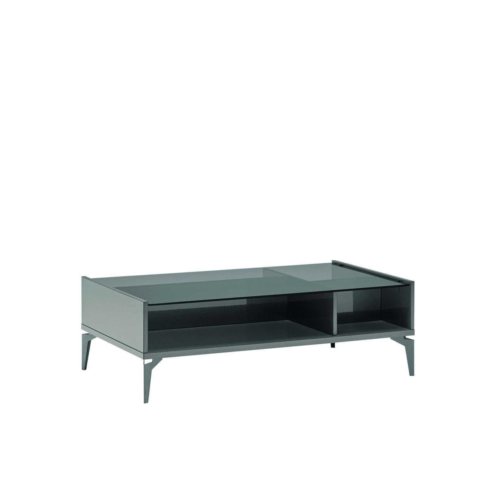 graphite rectangular coffee table