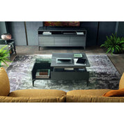 graphite rectangular luxury coffee table