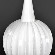 harvest large white modern vase