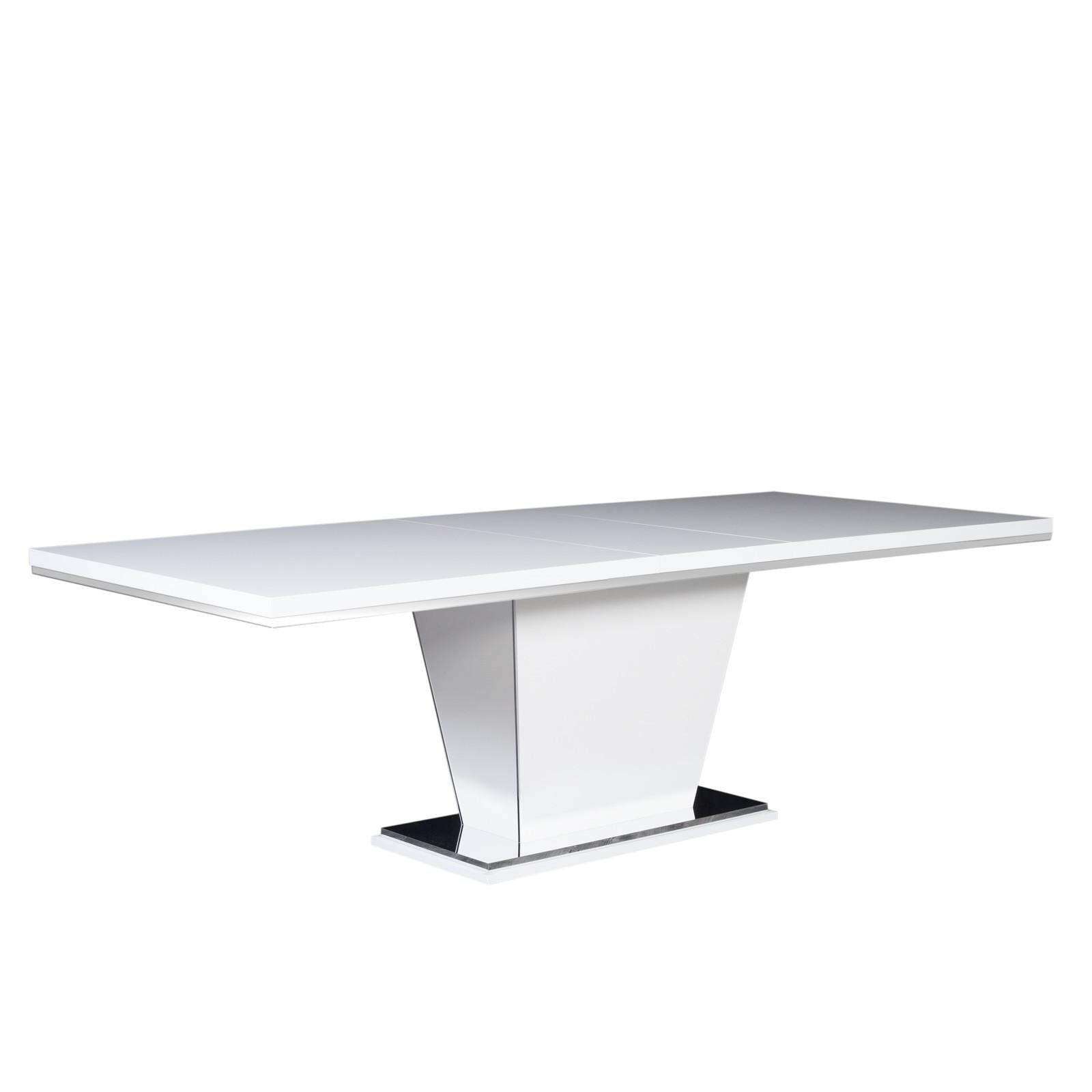 hollywood white dining table