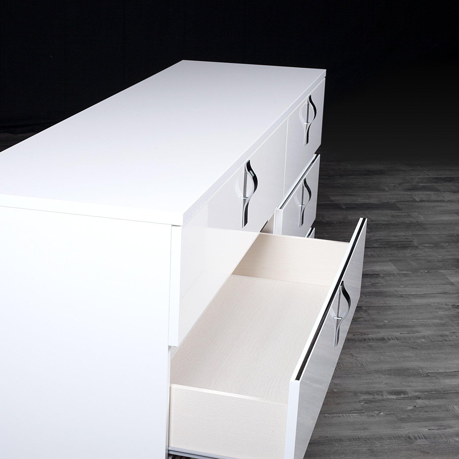 hollywood white luxury dresser