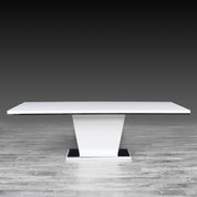 hollywood white modern dining table