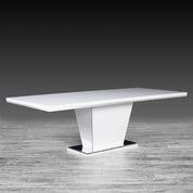 hollywood white stylish dining table