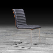 horizon black stylish dining chair