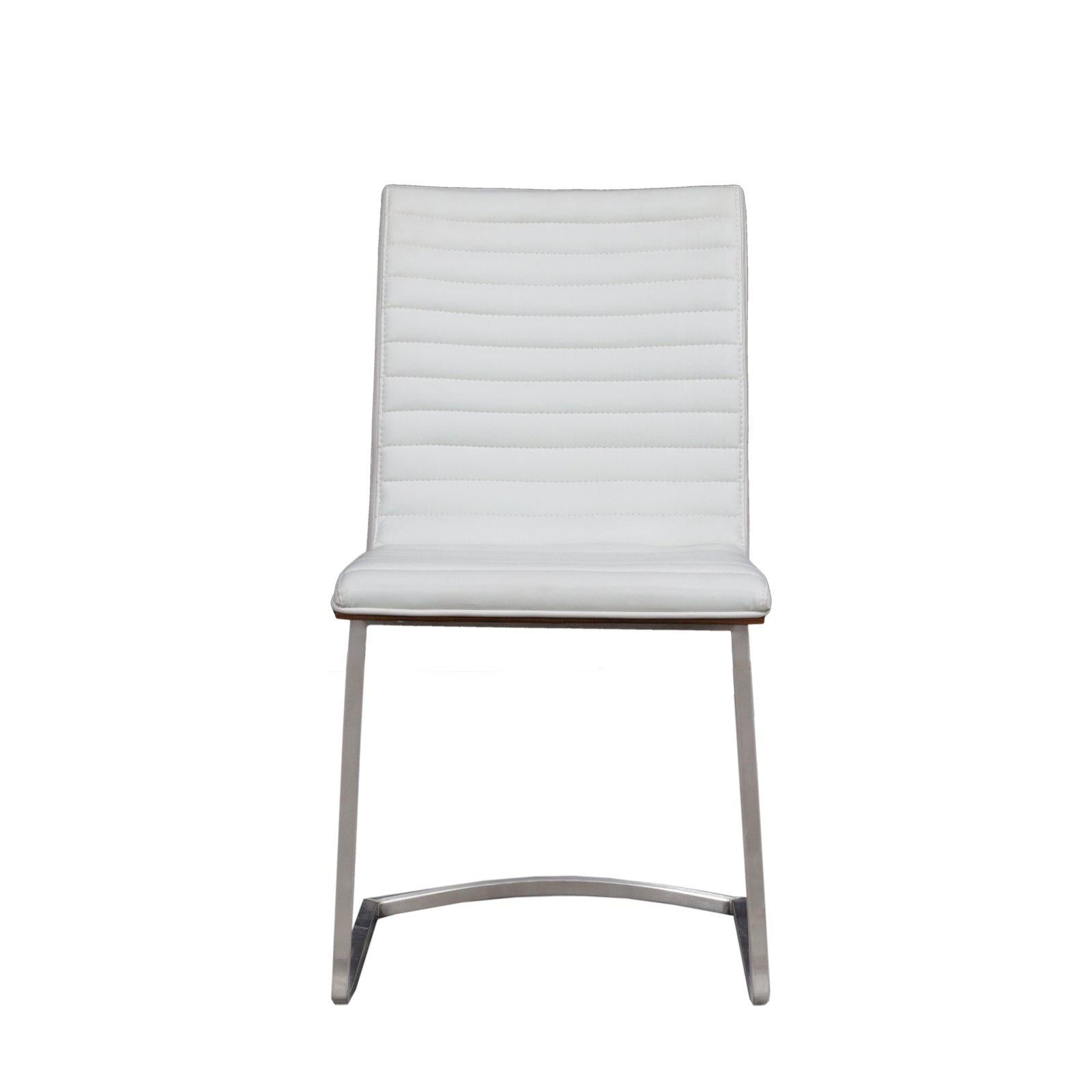 horizon white dining chair