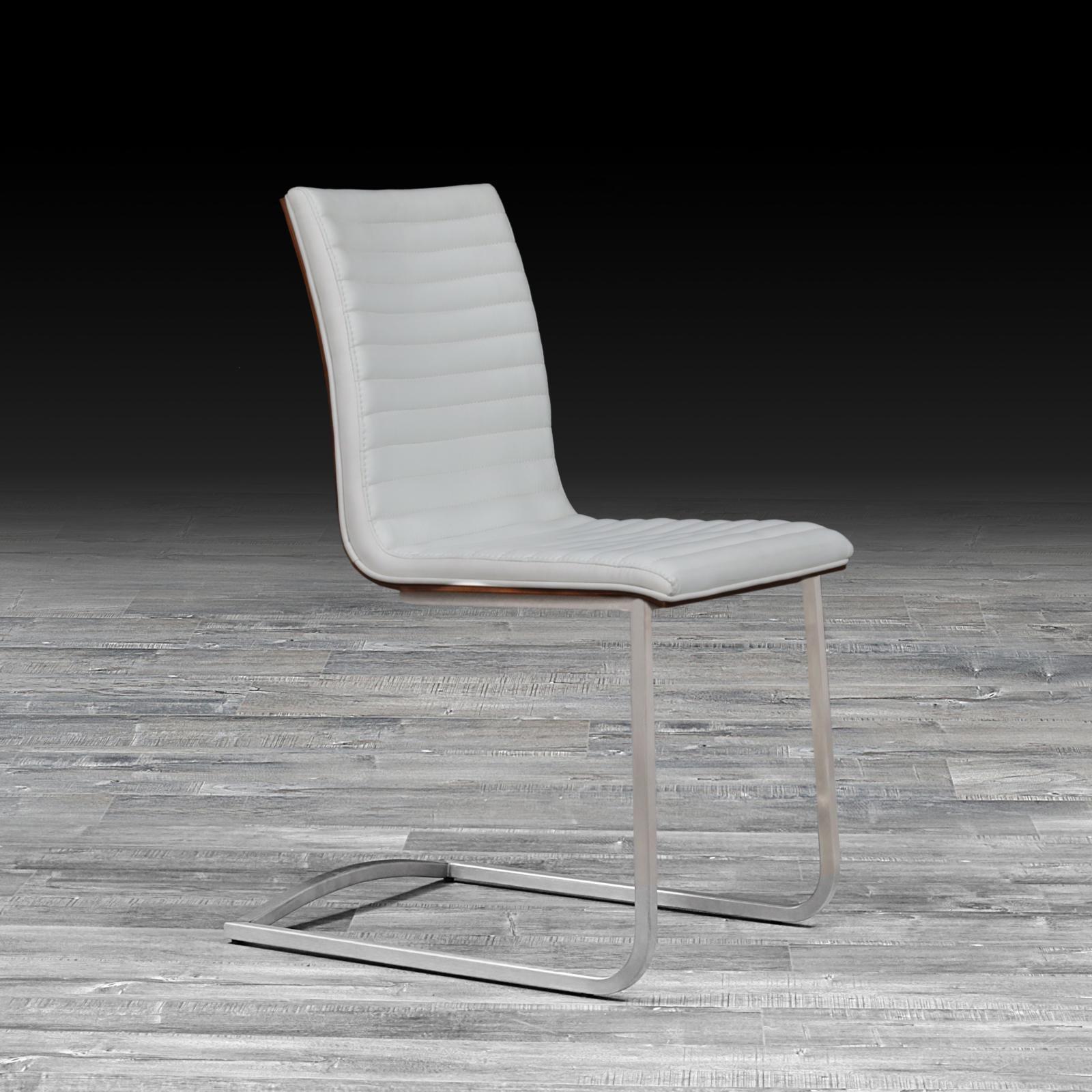 horizon white stylish dining chair