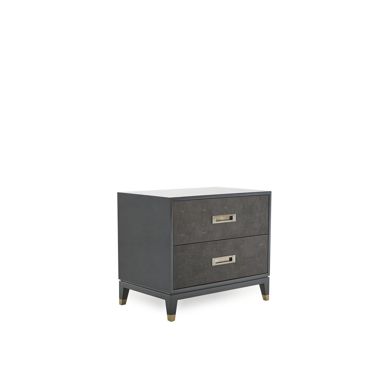 il lusso shagreen stylish 7 night stand