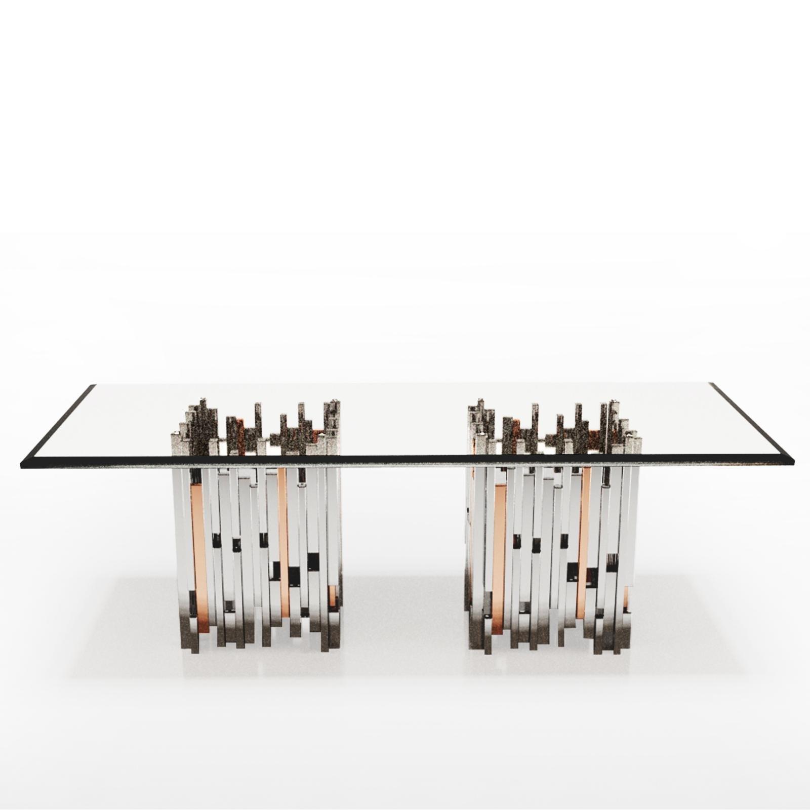 illusion rect sqb ss dining table