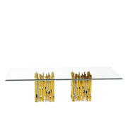 illusion rect sqb tgss dining table