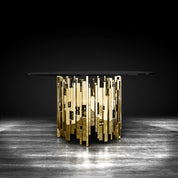 illusion round all tgss stylish dining table