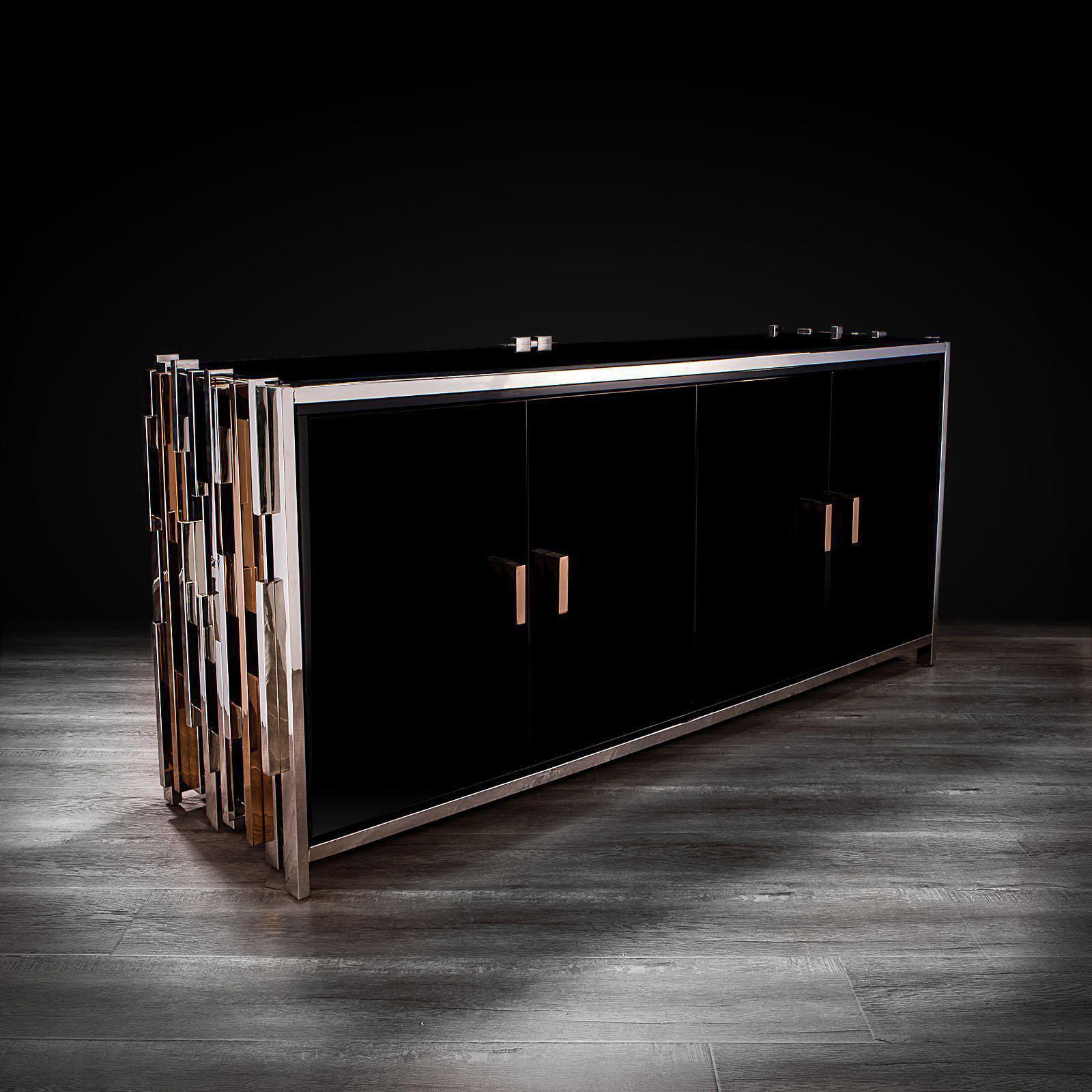 illusion silver stylish buffet