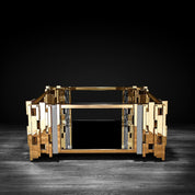 illusion square tgss modern coffee table