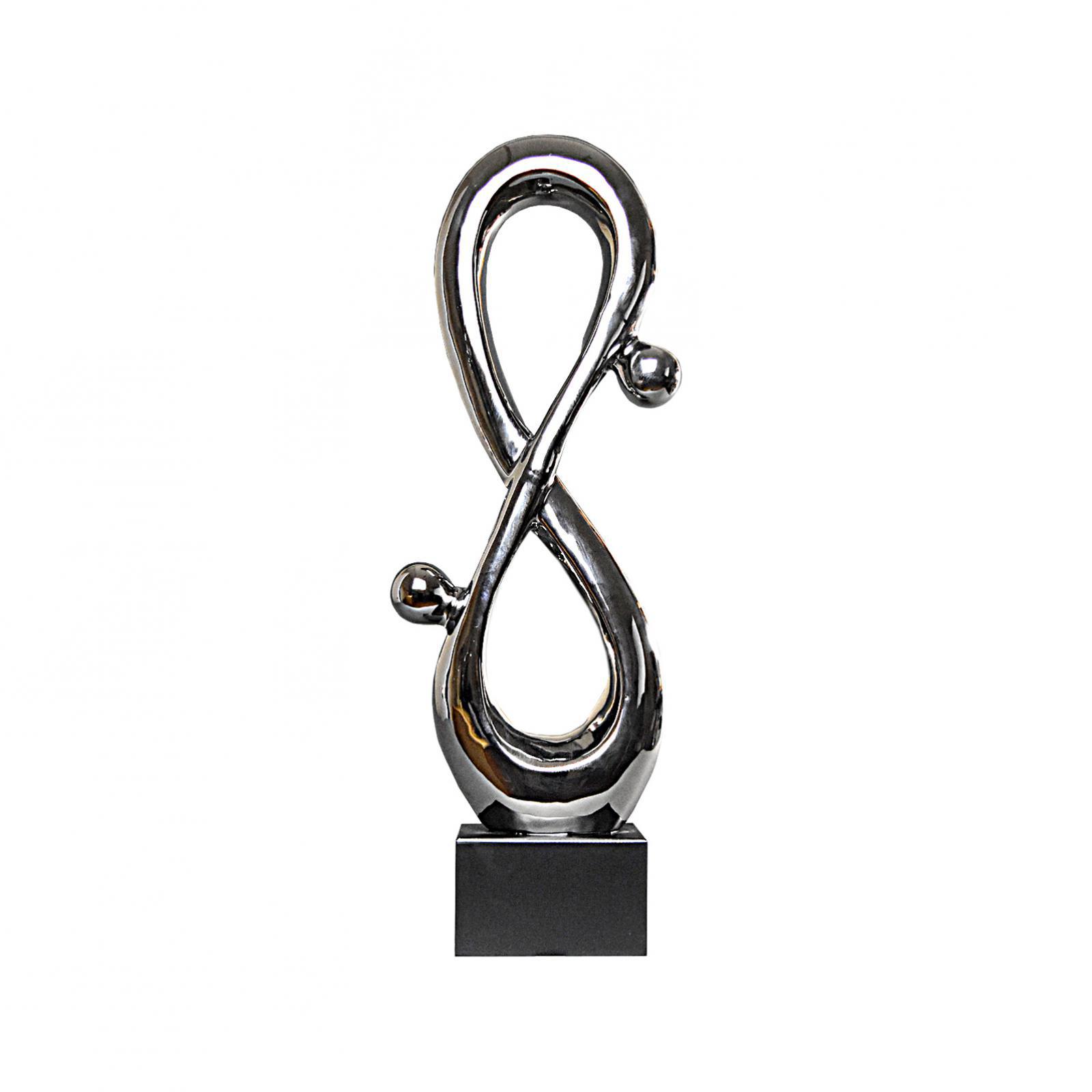 infinity silver sculpture