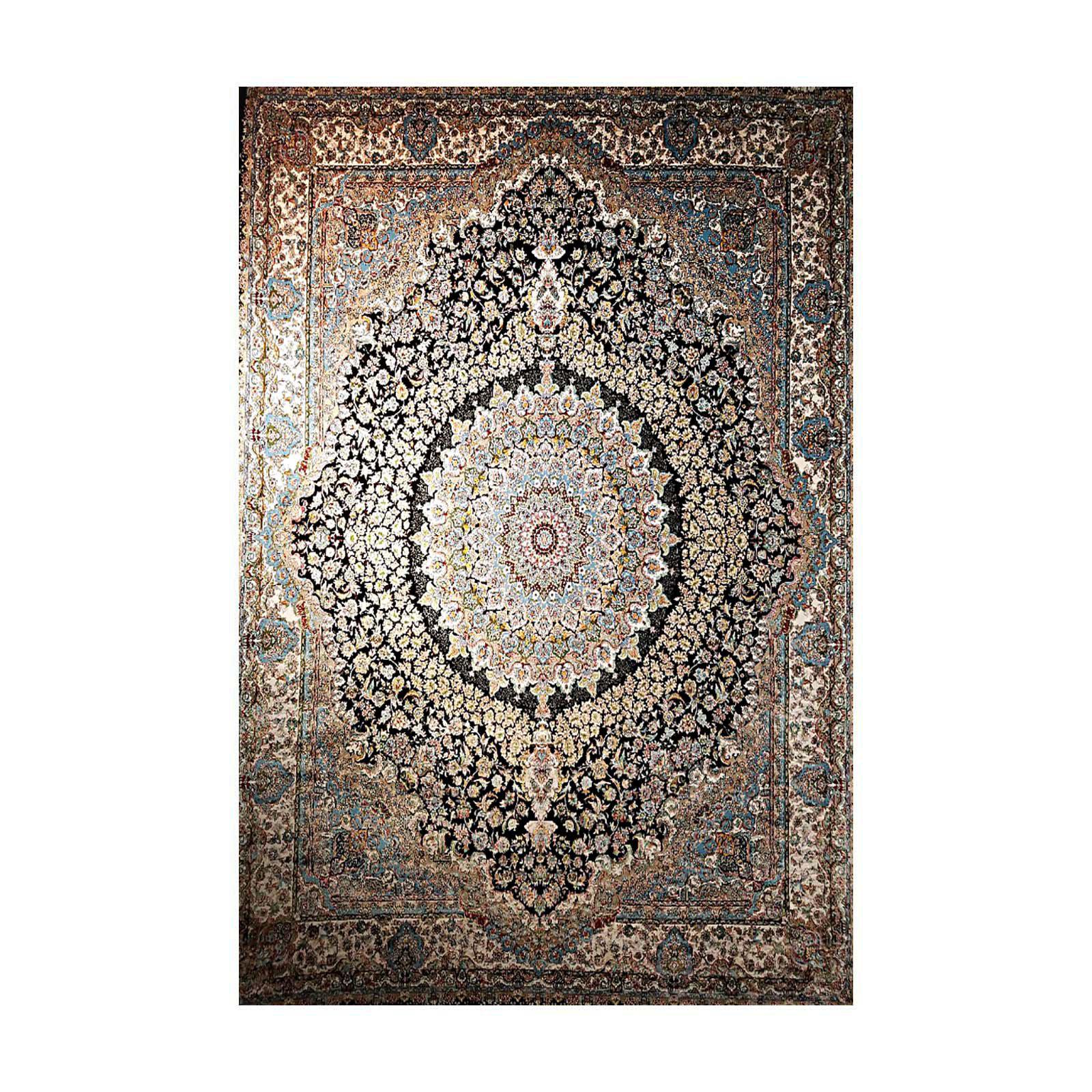 isfahan vin black rug