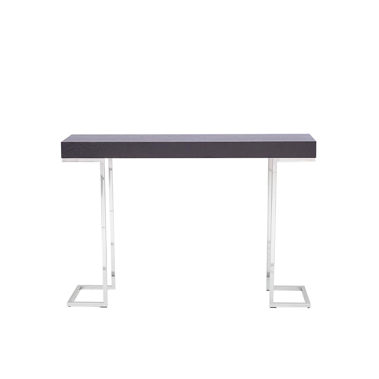 jonathan wenge console table