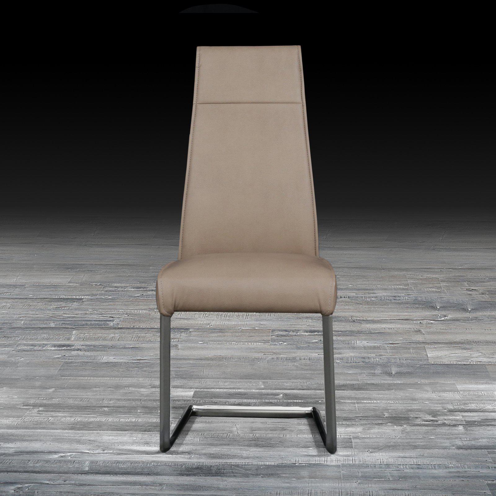 kassandra beige modern dining chair