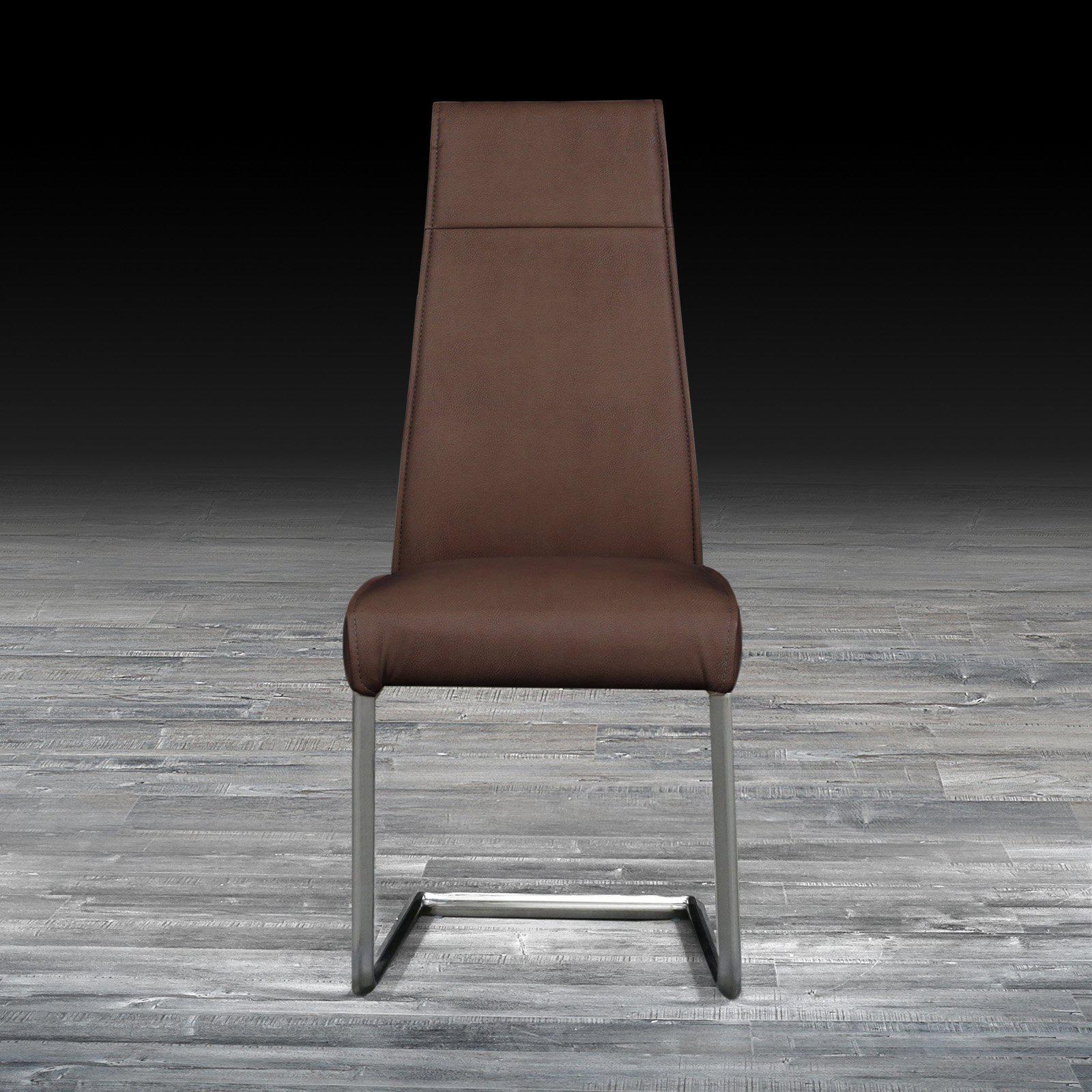 kassandra brown modern dining chair