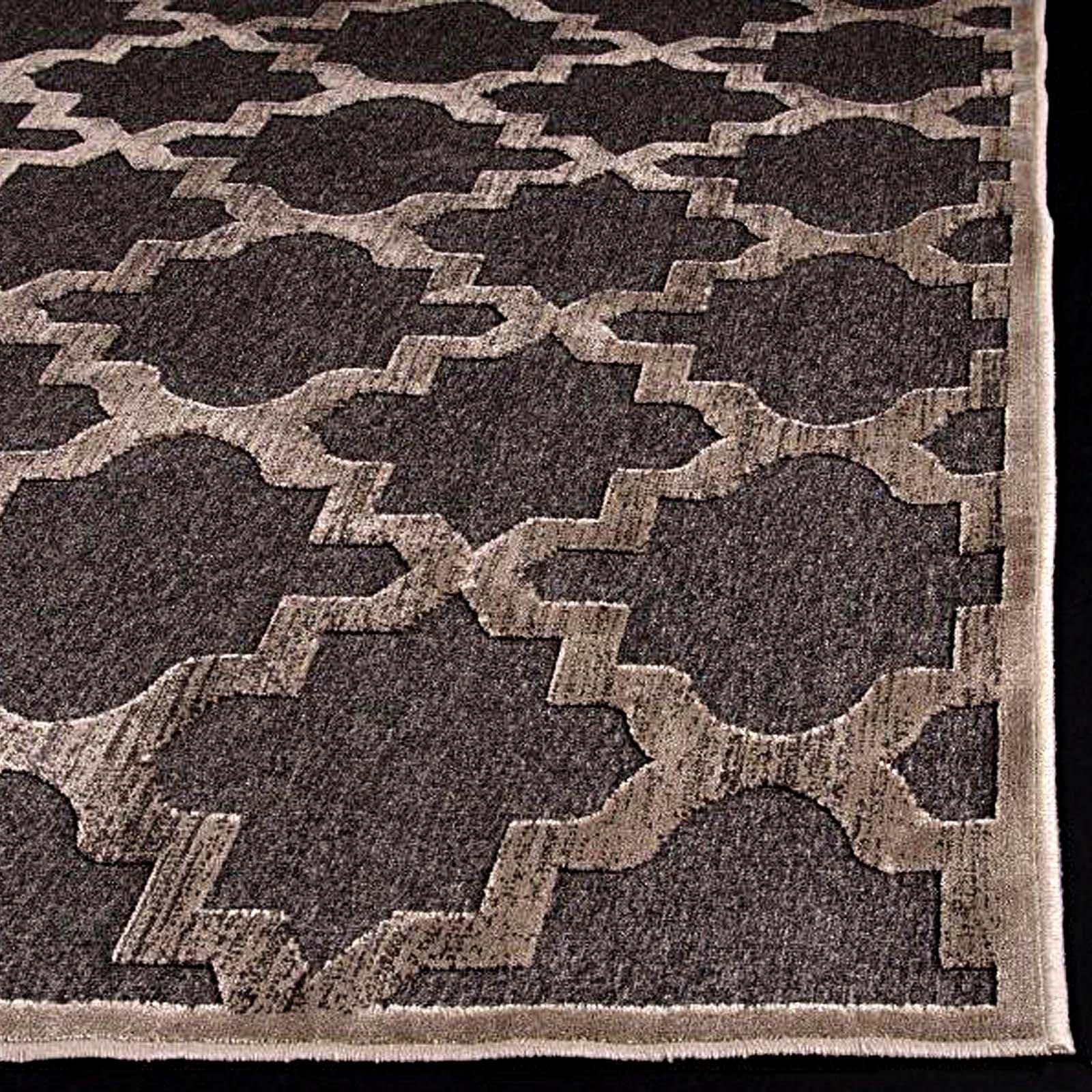 kassandra chocolate modern rug