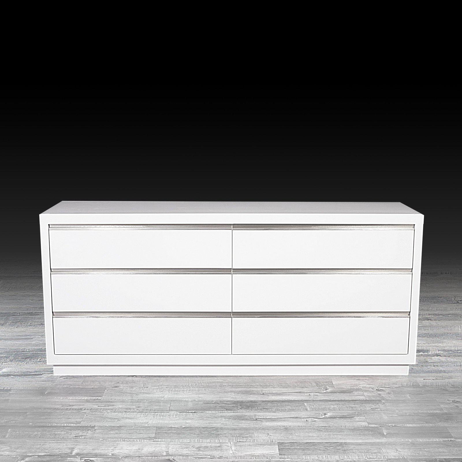 kenzo white modern dresser