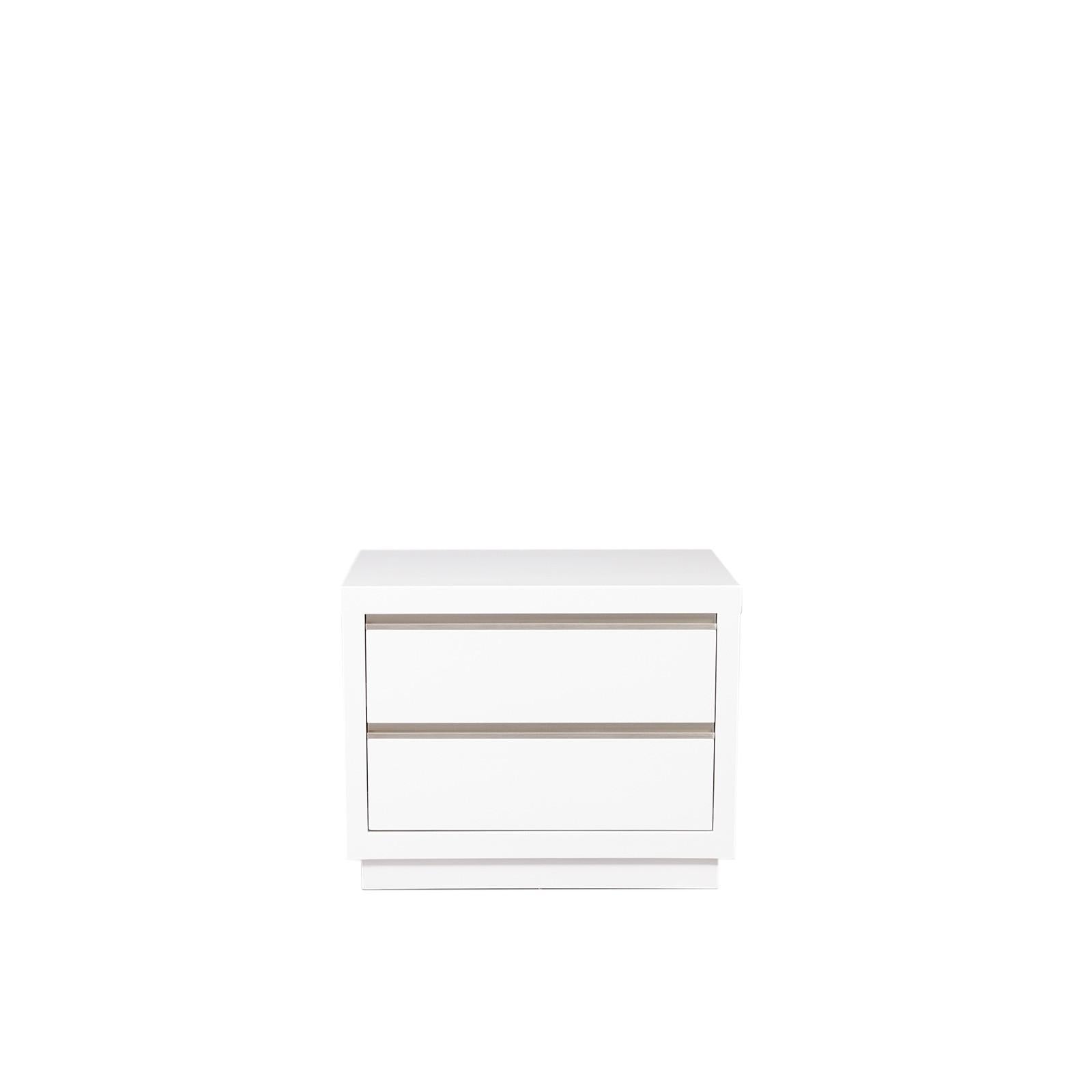 kenzo white night stand