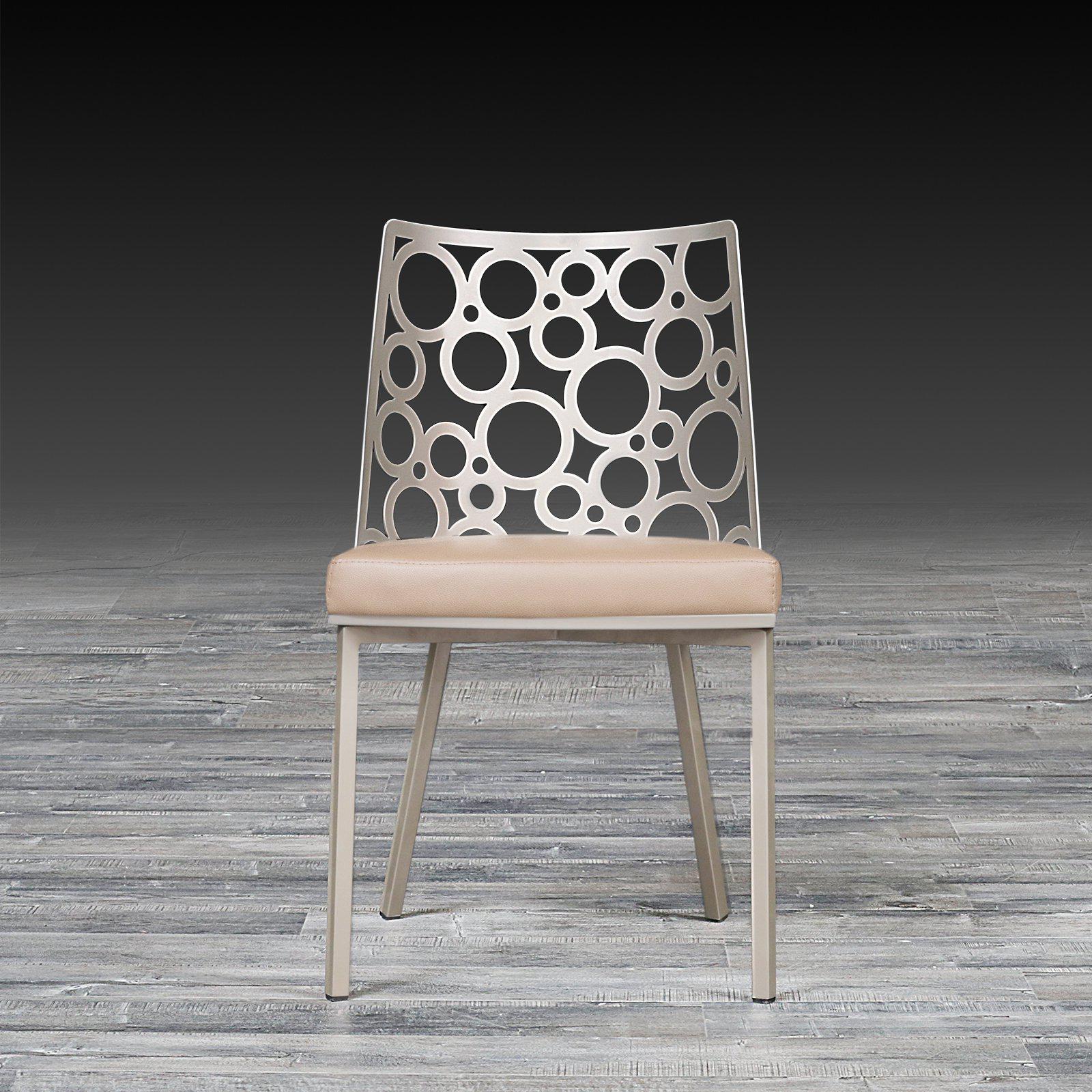 levine beige modern dining chair