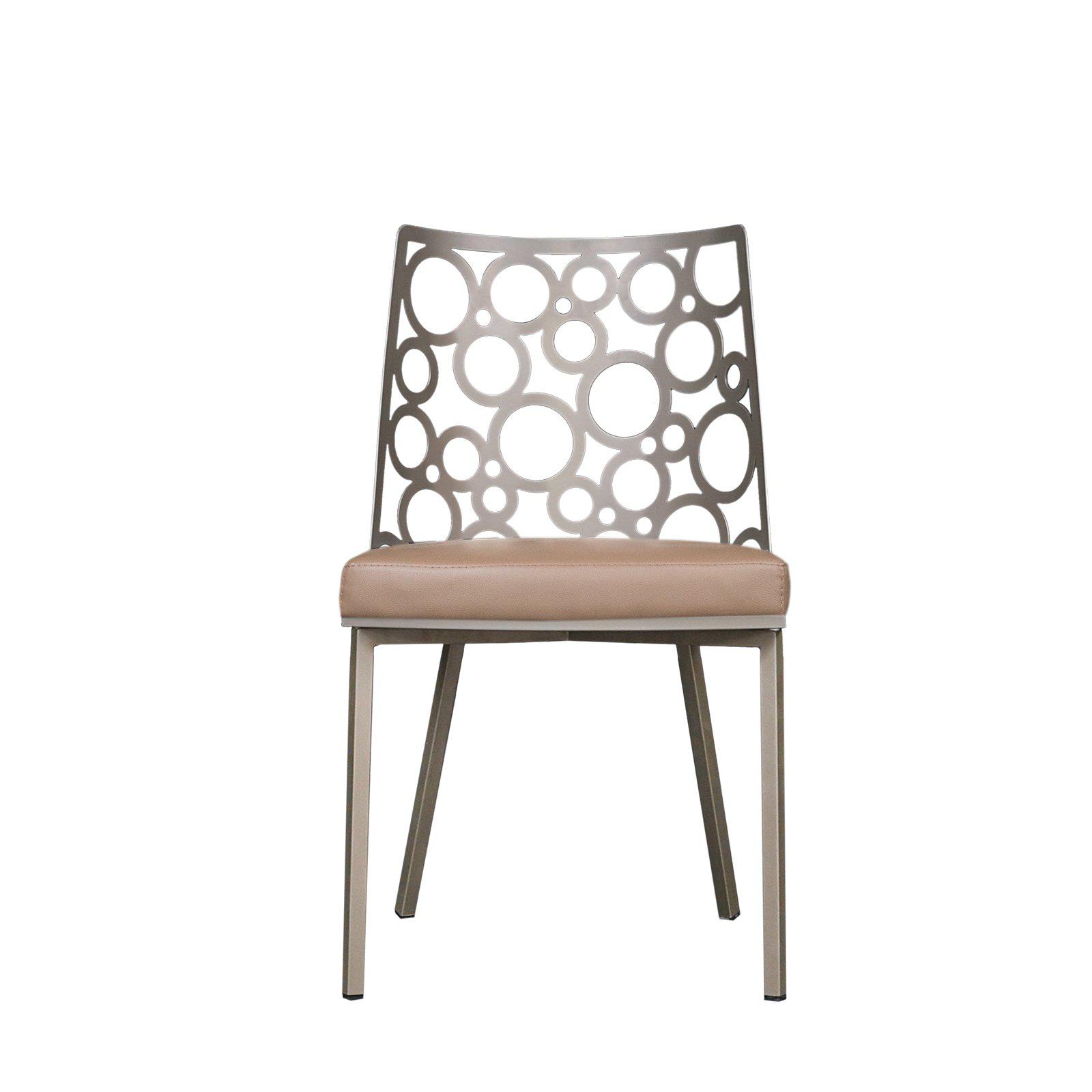 levine taupe dining chair