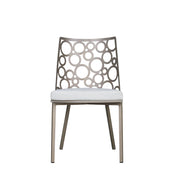 levine white dining chair