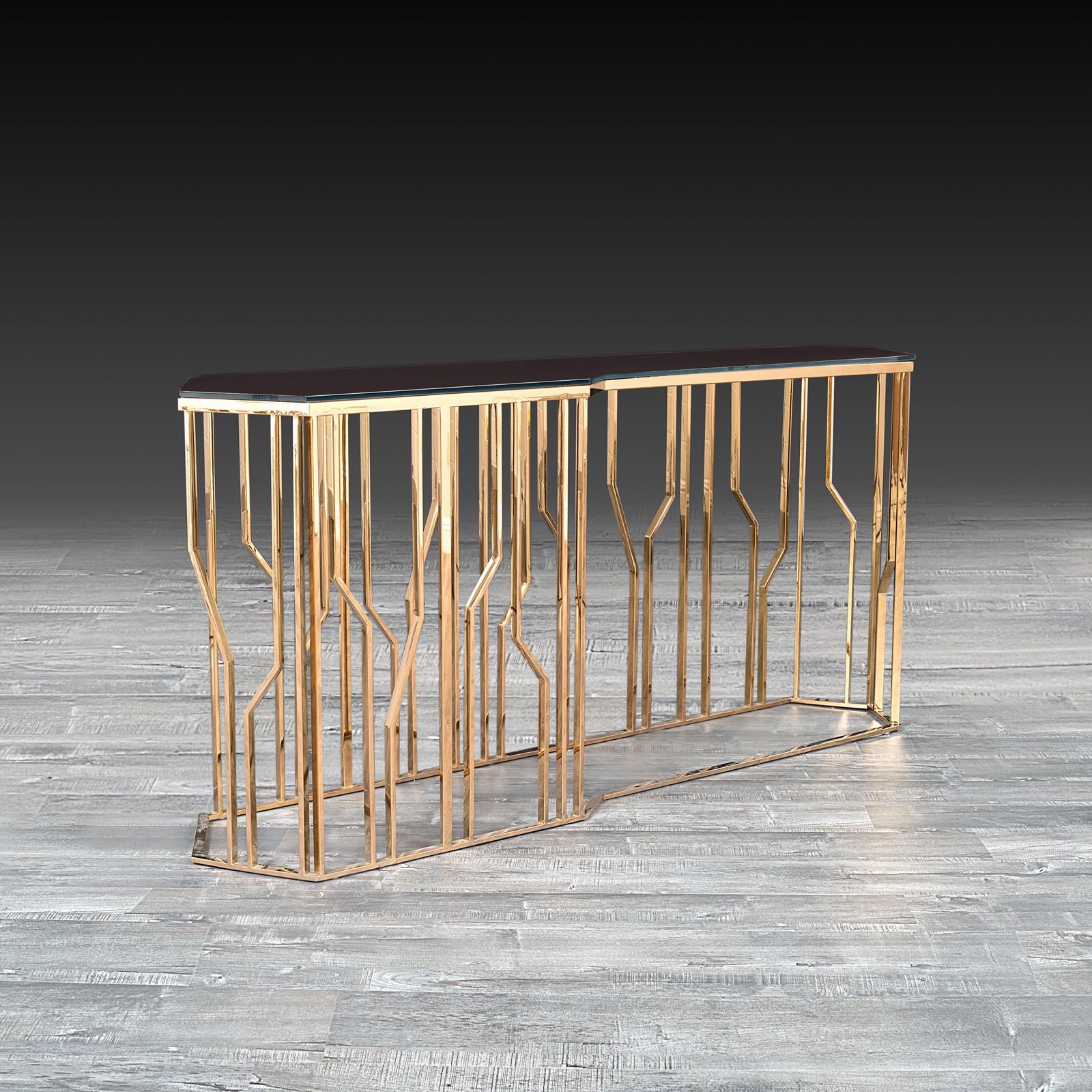 lorensia lg rg glass stylish console table