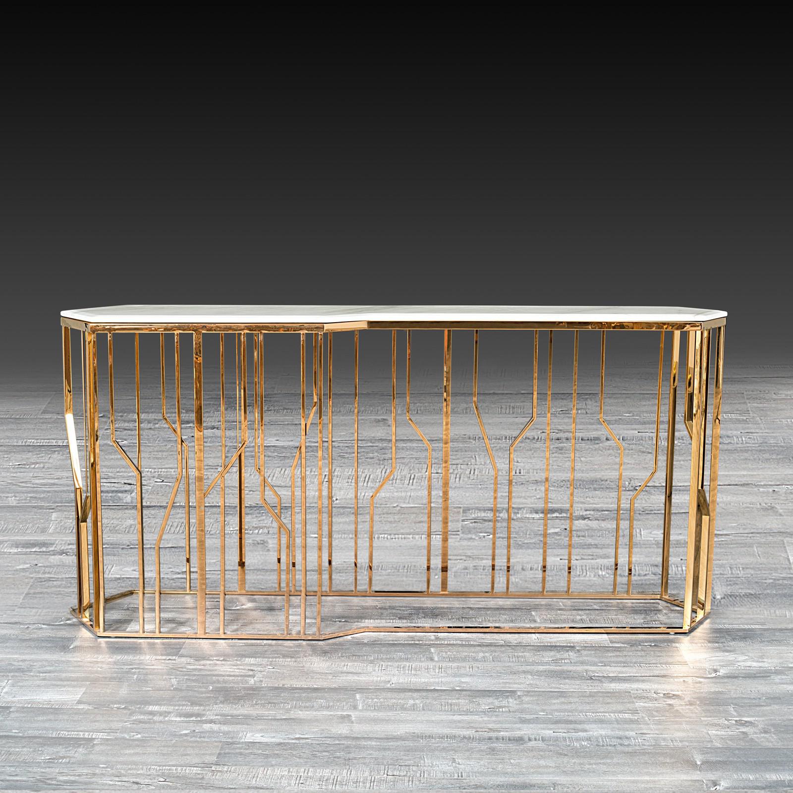 lorensia lg rg marble modern console table