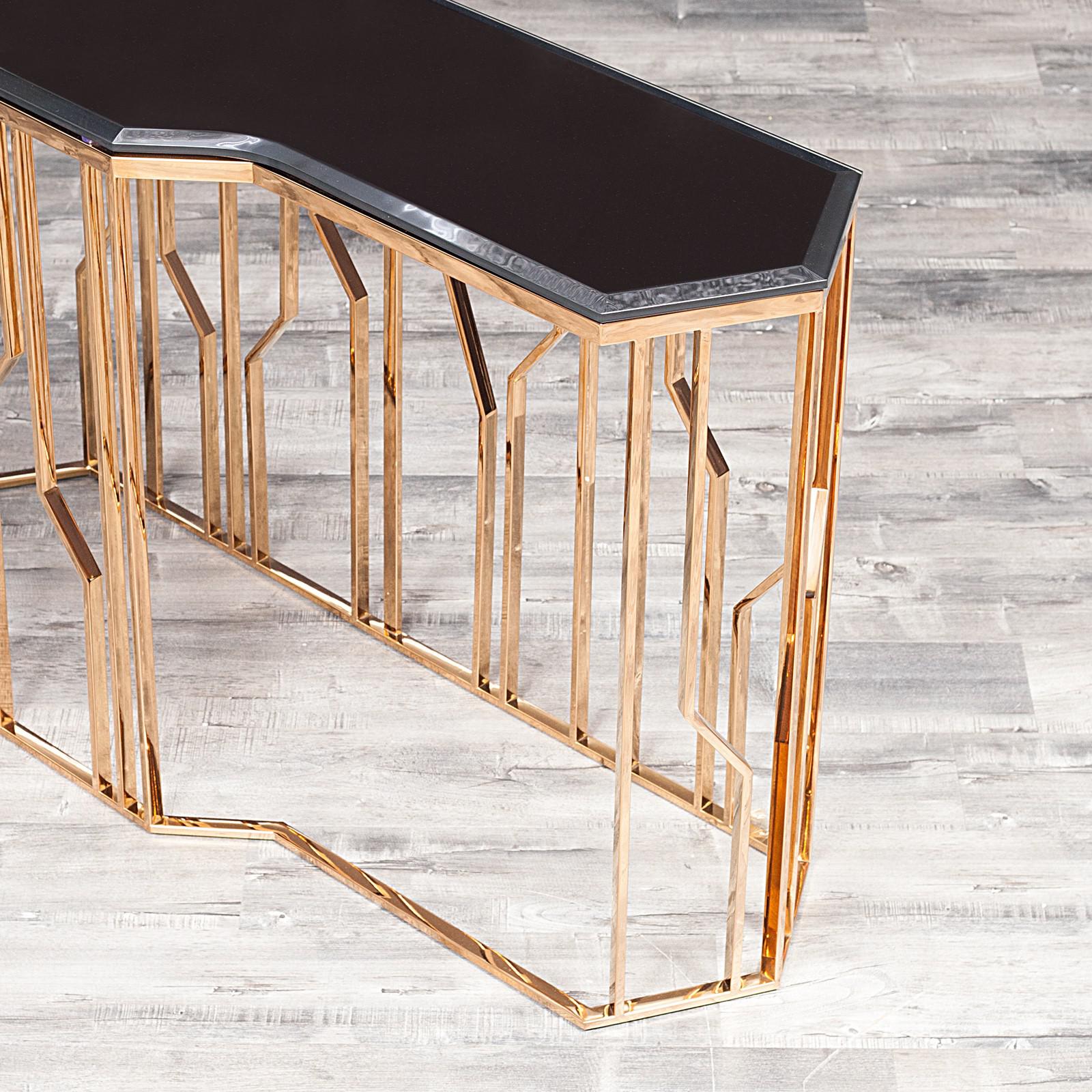 lorensia rg glass allamoda console table