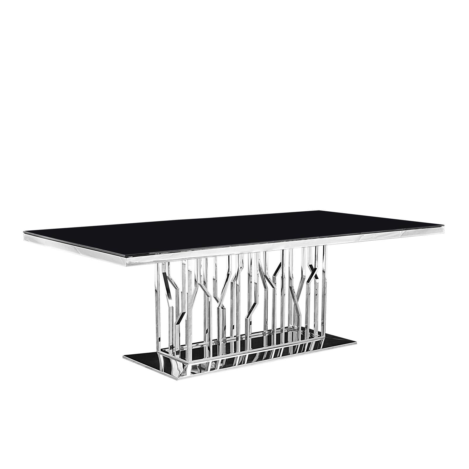 lorensia silver dining table