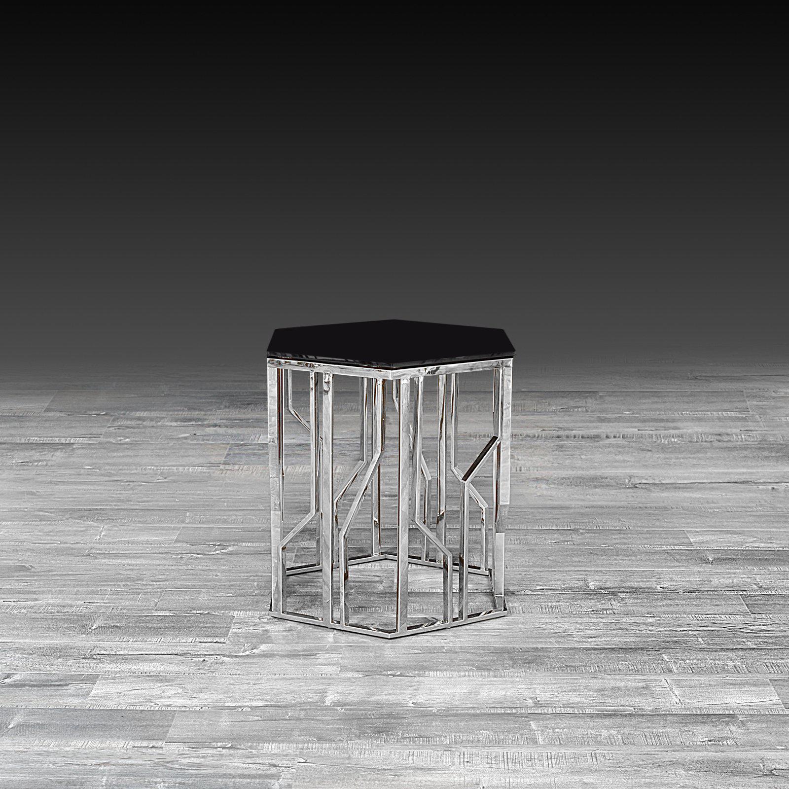 lorensia silver stylish end table