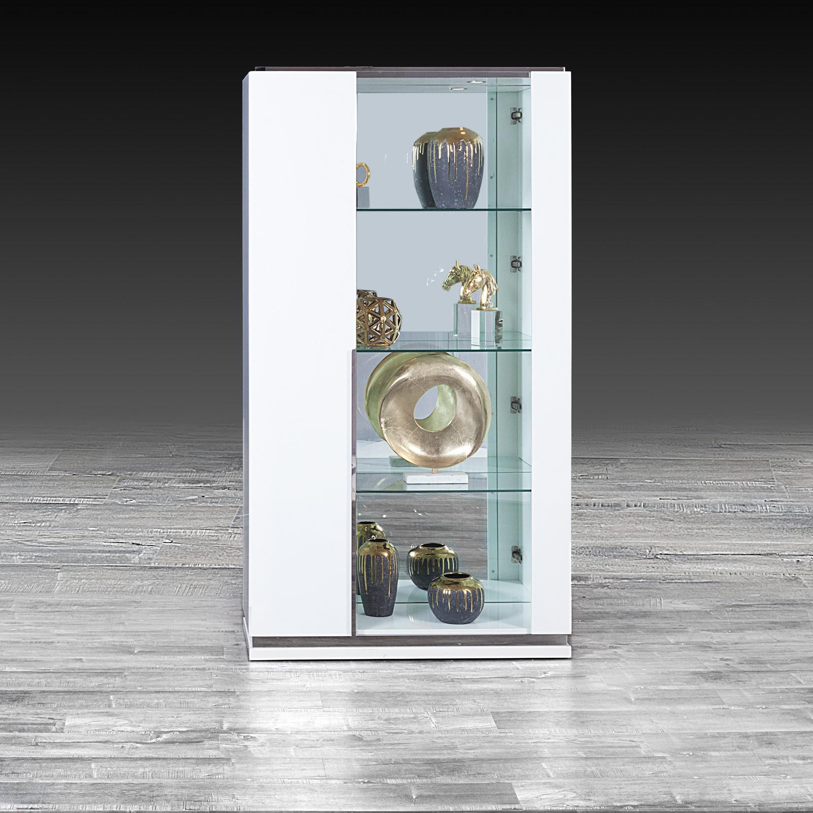 lozano white modern curio