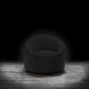 luca black modern accent chair