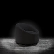 luca black stylish accent chair