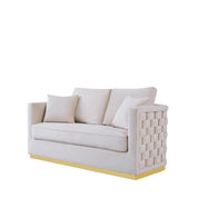 lucia gold beige luxury 7 sofa set